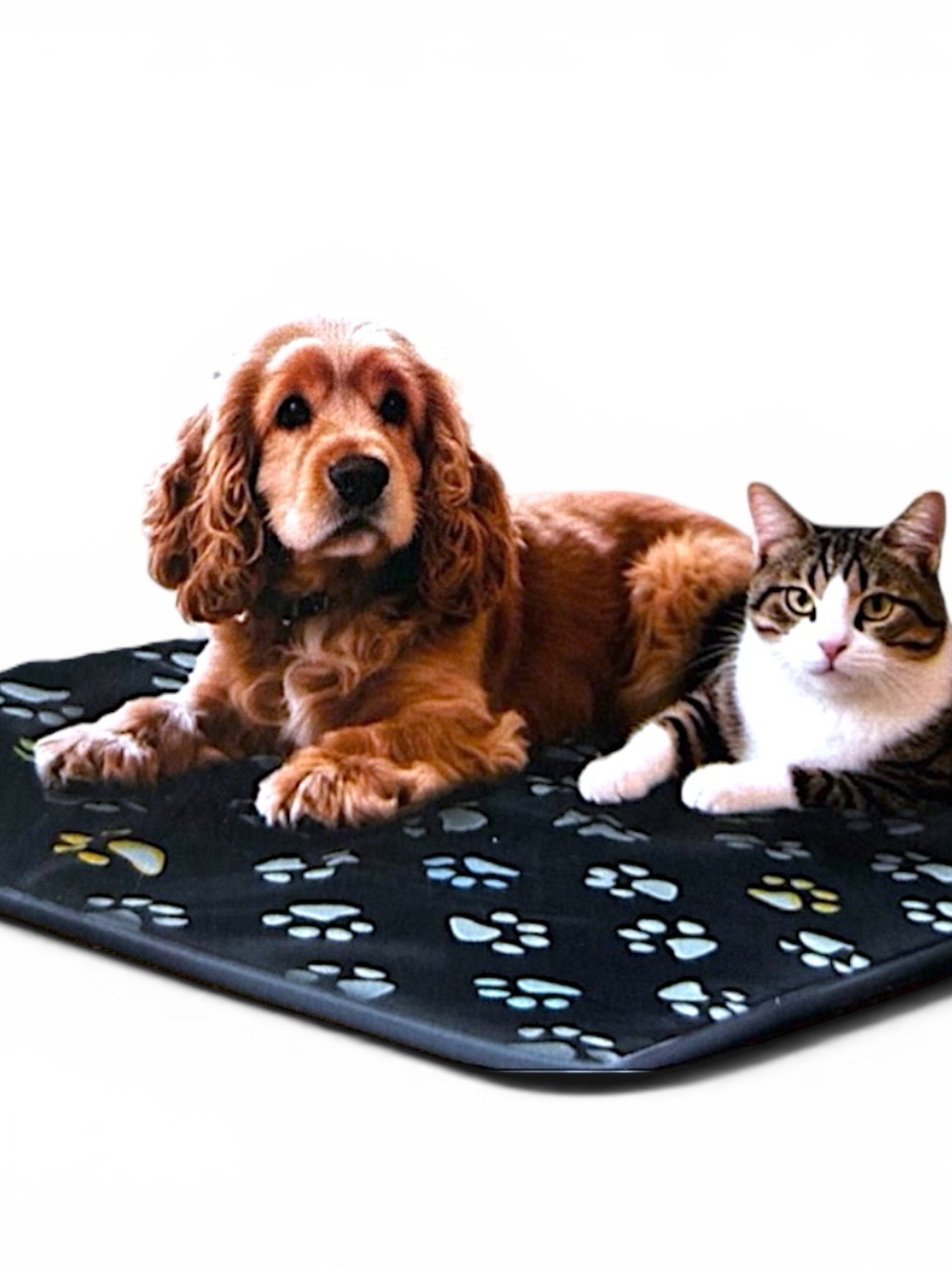 FURRY BABY WATERPROOF PET HEATING PAD Controller with 5 Timer levels Black NWT
